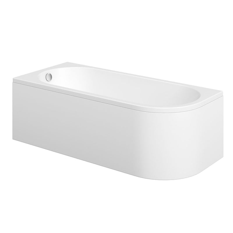 Trojan J Shape Single Ended Bath 1500 x 750mm RH