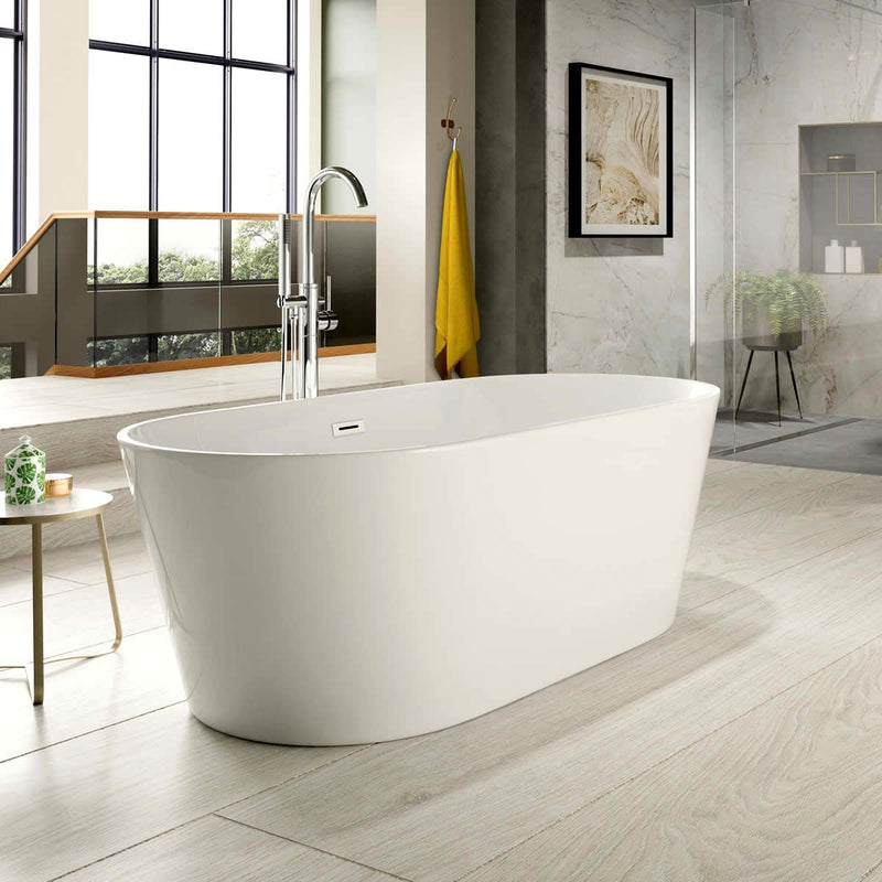 Trojan Hampton Traditional Classic Soak Bath with Waste 1600 x 800mm