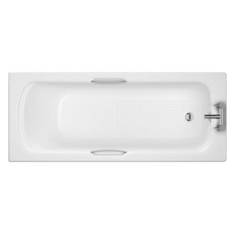 Trojan Granada II Reinforced Rectangular Bath with Grips 1700 x 700mm