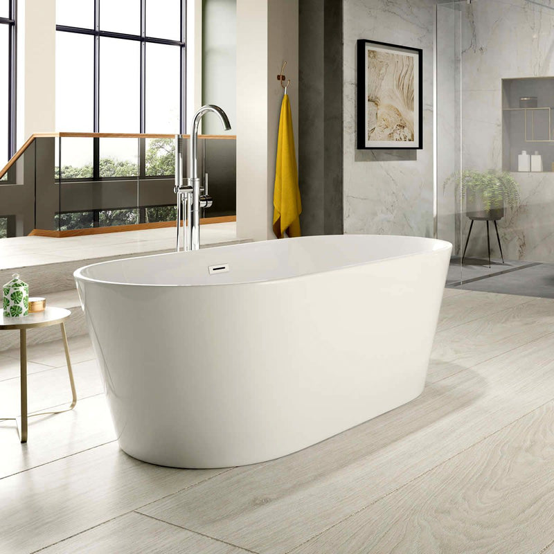 Trojan Hampton Traditional Classic Soak Bath with Waste 1700 x 800mm