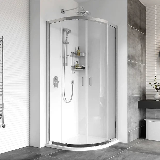 Haven8 Chrome Two Door Quadrant Shower Enclosure 800 x 800mm