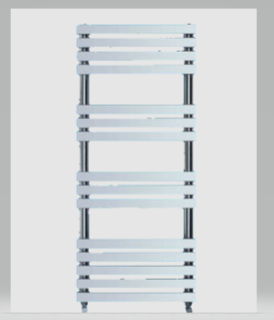 Square Bathroom Radiator - Chrome