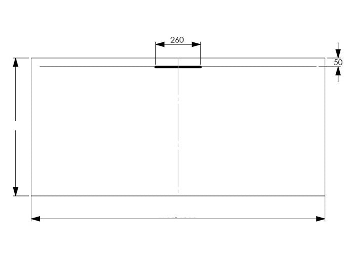 JT Evolved 25mm Rectangular Shower Tray Gloss White - Choose Size