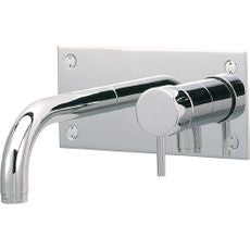 Metro Bathroom Basin Set 21cm Spout Chrome