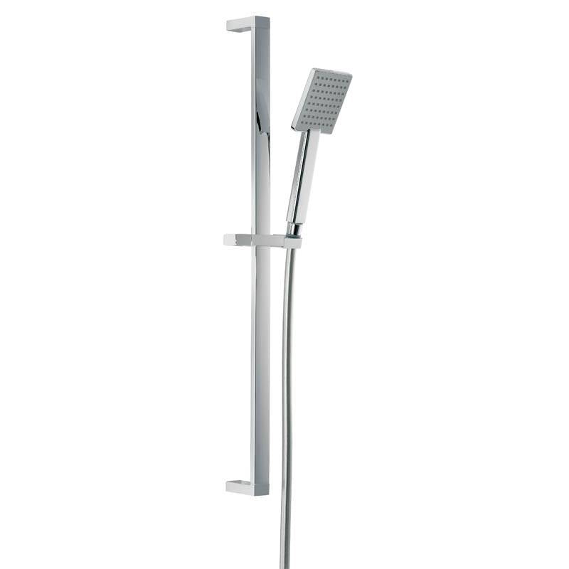 Sliding Rail Shower Kit 7 in Chrome