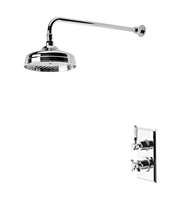 Tavistock Varsity Thermostatic Concealed Single Function Shower Valve with Head