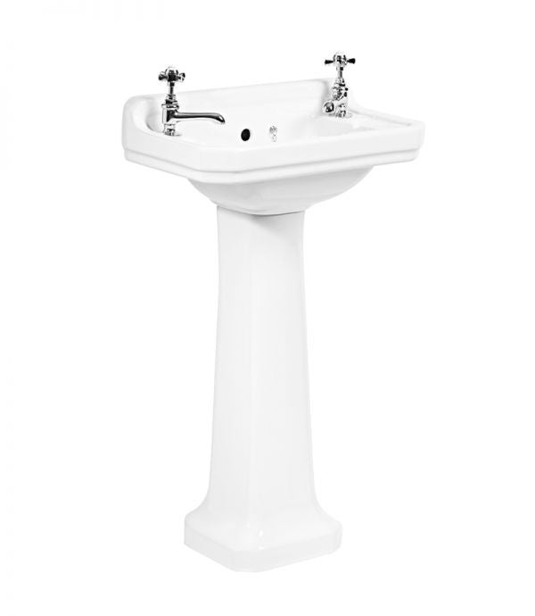 Tavistock Vitoria Cloakroom Basin - Wall Hung or Pedestal - 1 or 2 Tap Hole