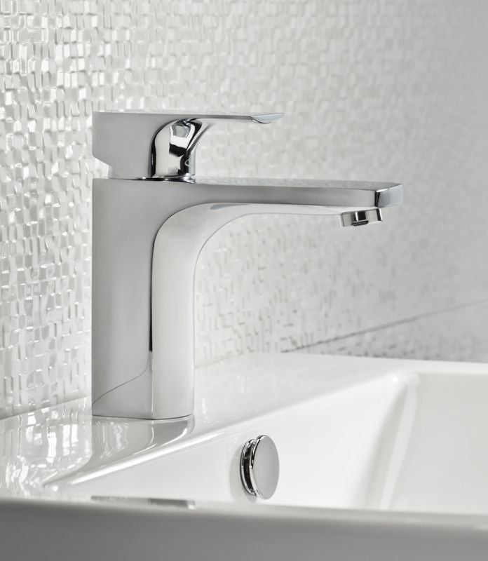 Tavistock Siren Basin Mixer Tap With Click Waste