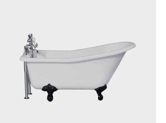 Salisbury Slipper Roll Top Bath with Traditional Cast Iron Feet