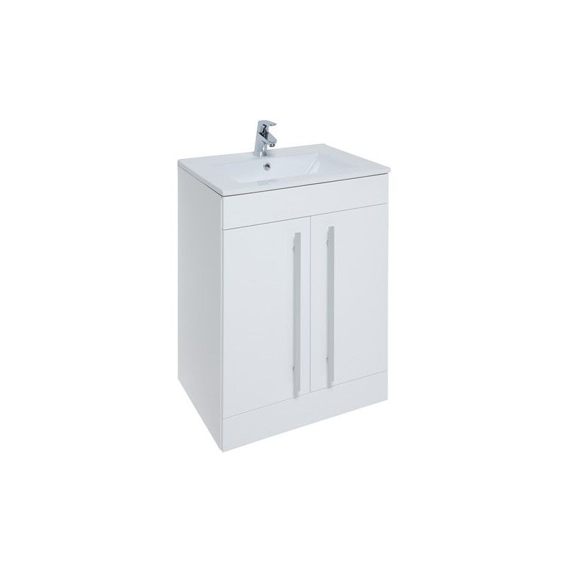 Kartell Purity 600mm Floor Standing 2 Door Unit & Basin - Choose Colour