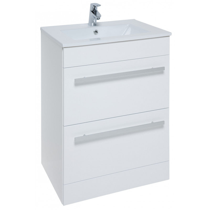 Kartell Purity 600mm Floor Standing Drawer Unit & Basin - Choose Colour