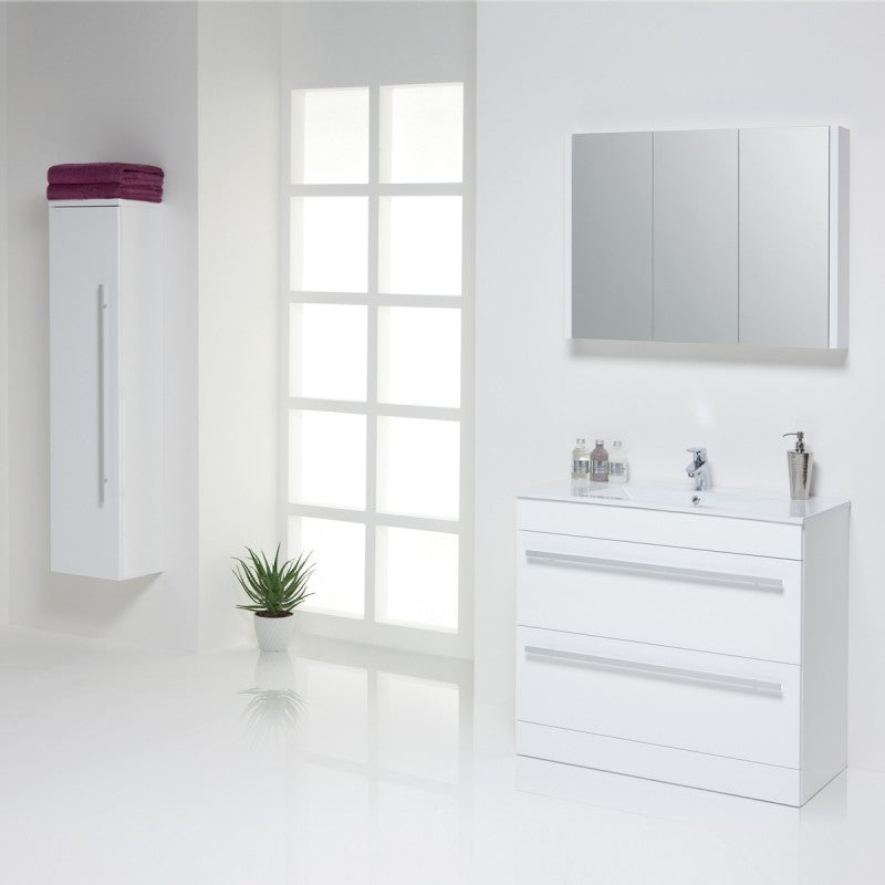 Kartell Purity 750mm Floor Standing Drawer Unit & Basin - Choose Colour