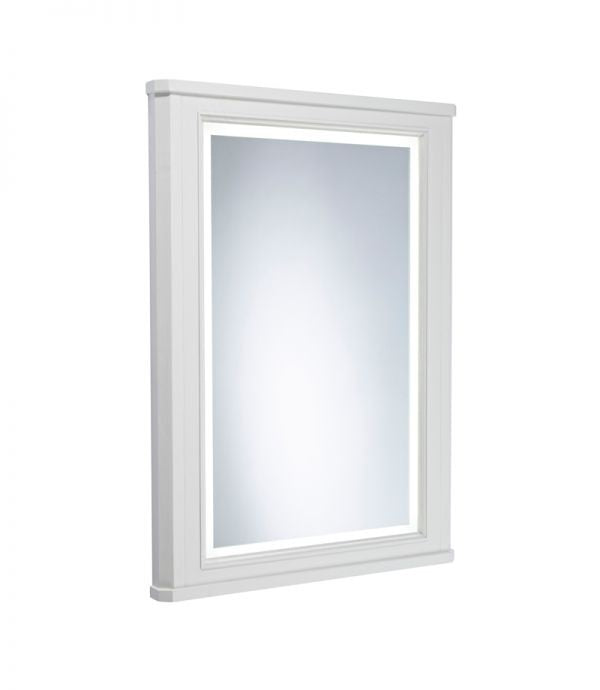 Tavistock Vitoria Illuminated Framed Mirror White