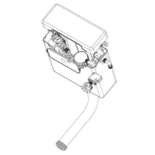 Top Access Dual Flush Concealed Cistern