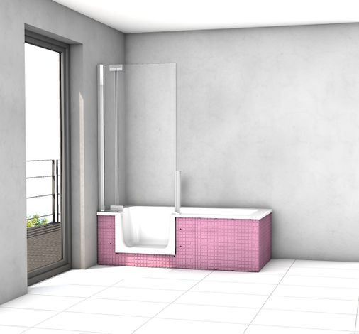 Harbour 1700mm Tile Substrate Side Bath Panel