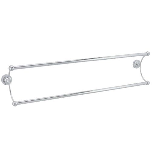 Savoy Thames Solid Brass 830 Double Bathroom Towel Rail - Chrome