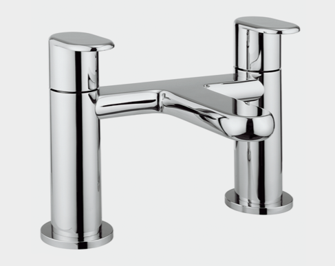 Form Bathroom Bath Filler - Chrome