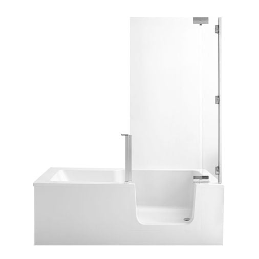 Harbour Left Hand Walk-In Shower Bath & Door - 1700 X 750mm