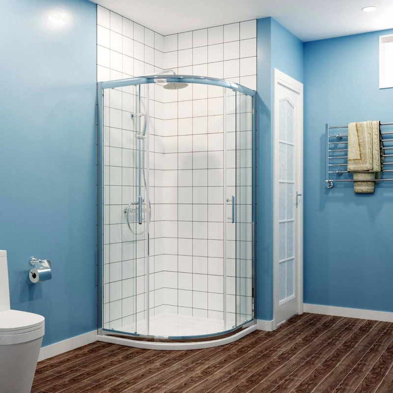 Elle 800 x 800mm Quadrant Enclosure 6mm Easy Clean Glass Shower Enclosure