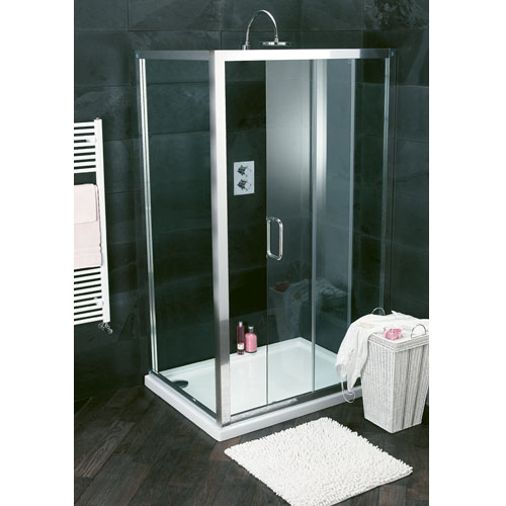 Atlas 1400mm Shower Enclosure Sliding Door