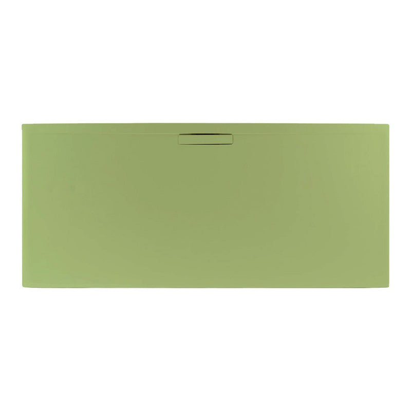 JT Evolved 25mm Rectangular Shower Tray Sage Green - Choose Size