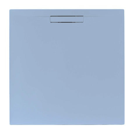 JT Evolved 25mm Square Shower Tray Pastel Blue - Choose Size