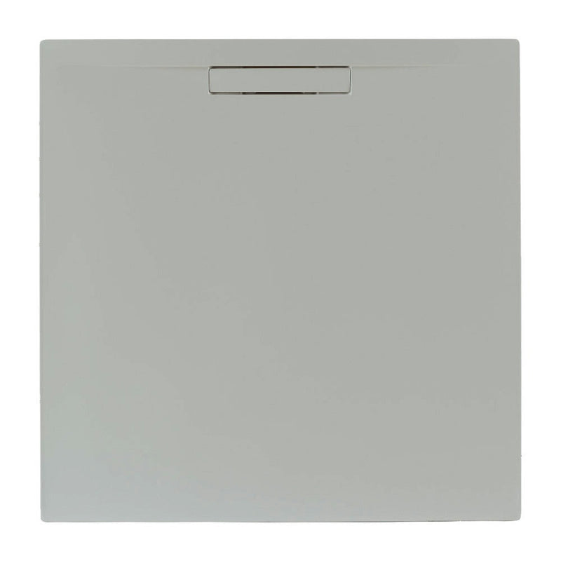 JT Evolved 25mm Square Shower Tray Mistral Grey - Choose Size