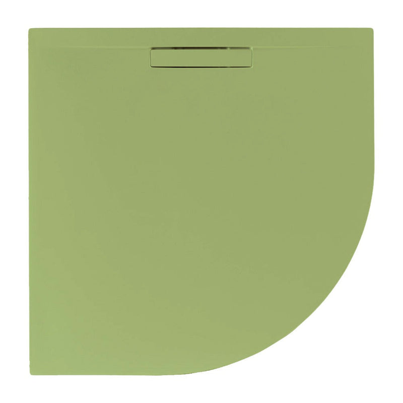 JT Evolved 25mm Quadrant Shower Tray Sage Green - Choose Size