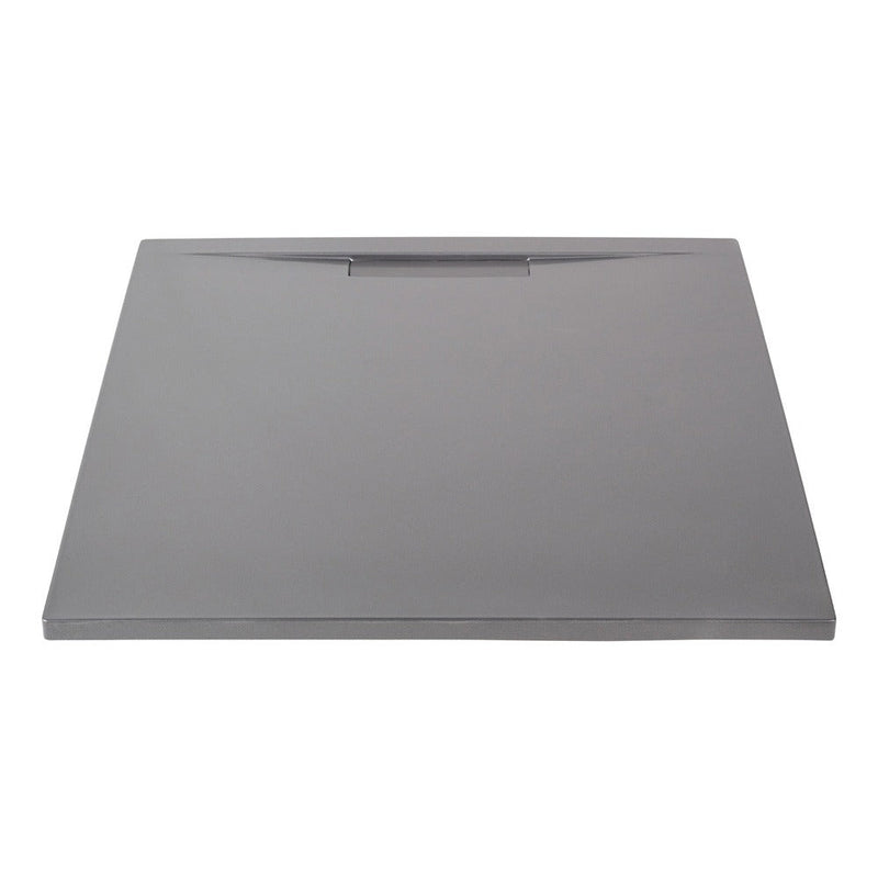 JT Evolved 25mm Square Shower Tray Mistral Grey - Choose Size