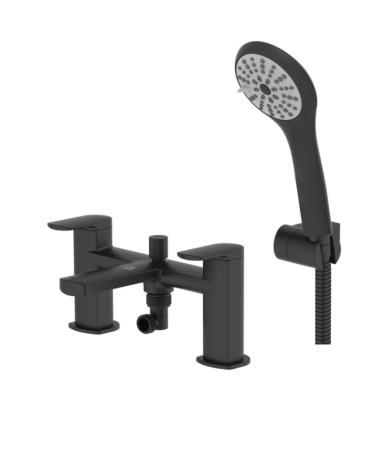 Matt Black Fusion Bath Shower Mixer