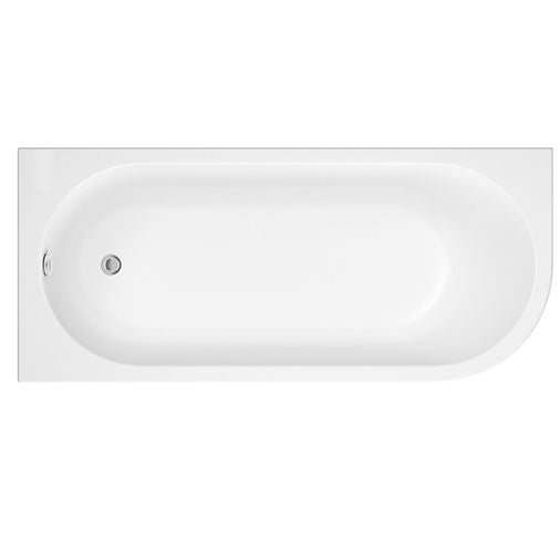 Indus Left Hand Corner Bath With Panel - 1700 X 750mm