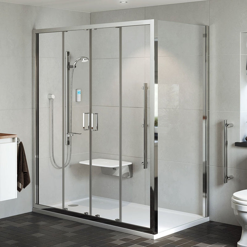 Mira 1700mm Leap Double Sliding Shower Door