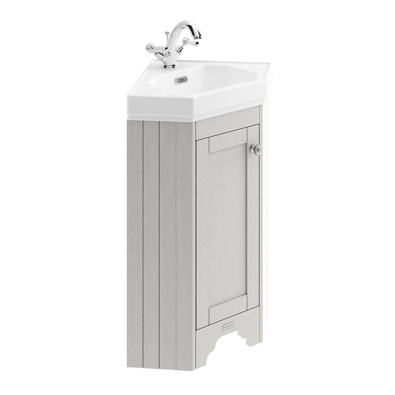 Old London Cloakroom Corner Cabinet & Basin - Choose Colour