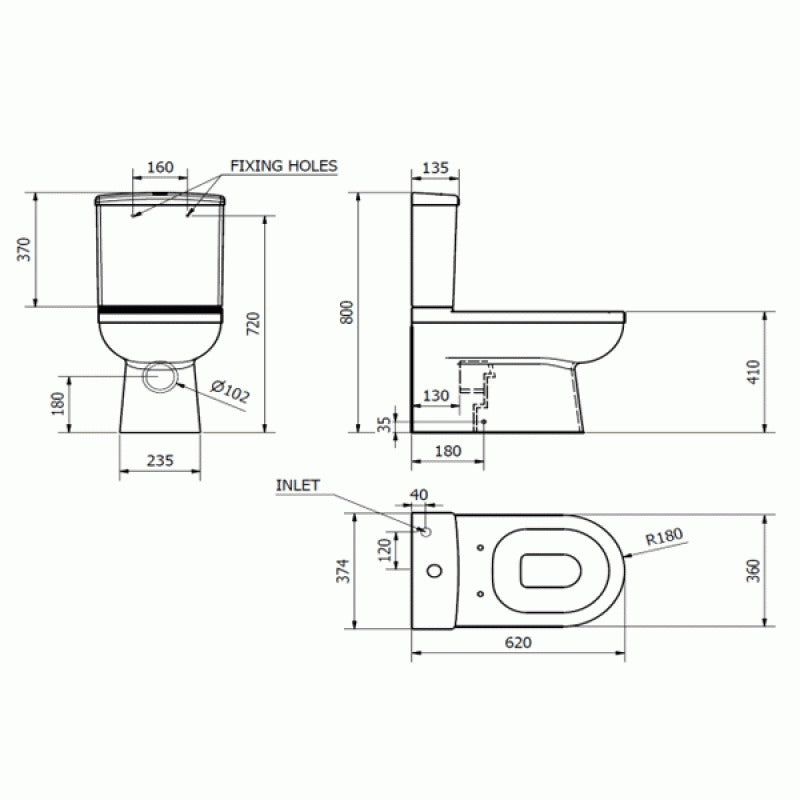 Kartell KVit Lifestyle Close to Wall Toilet Pack with Soft Close Seat