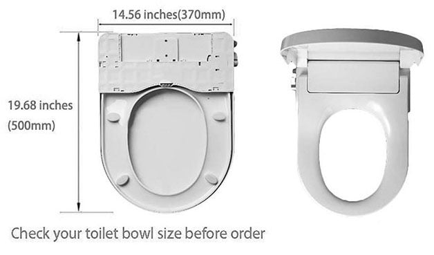 RAK Manual Non-Electric Bidet Function Soft Close Toilet Seat