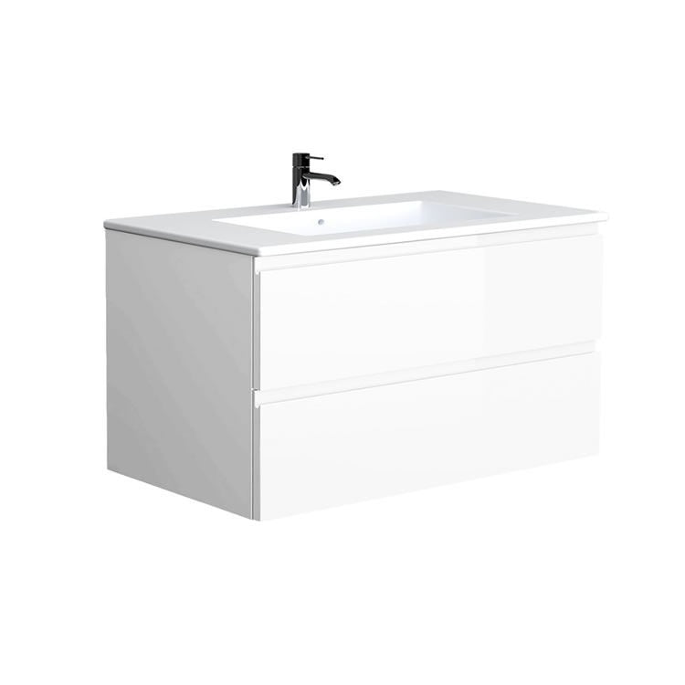 Rak Joy 1010mm Wall Hung Unit & Basin - Choose Colour