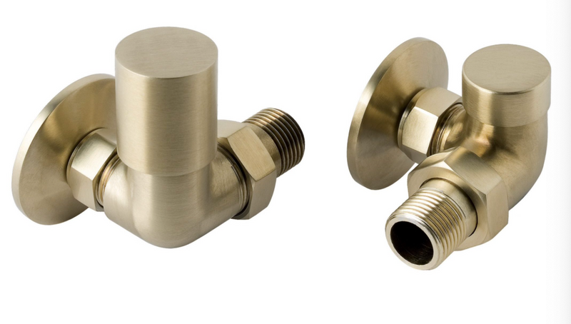 JTP VOS Corner Radiator Valves - Select Colour