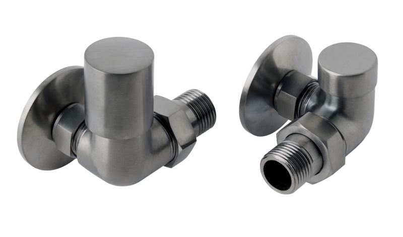 JTP VOS Corner Radiator Valves - Select Colour