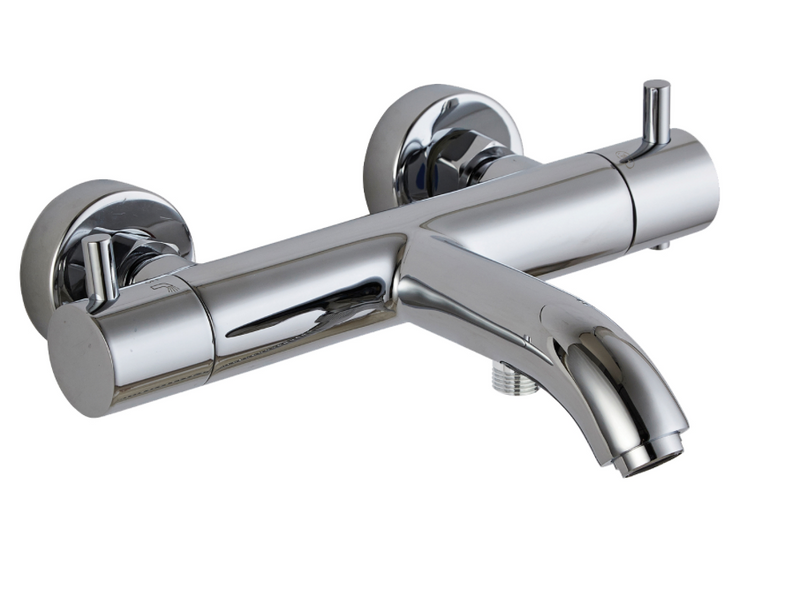 JTP Florence Chrome Thermostatic Bath and Shower Mixer - Select Mounted Style