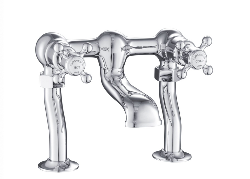 JTP Grosvenor Chrome Mounted Bath Filler