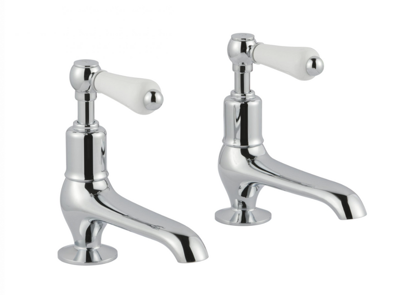 JTP Grosvenor Lever Chrome Long Nose Basin Taps