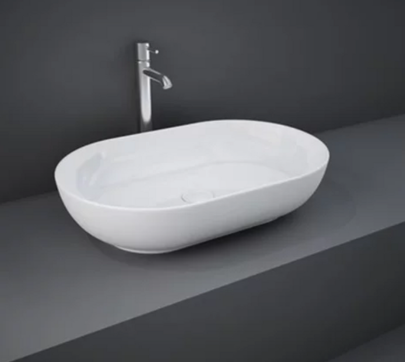 RAK Ceramics Feeling Oval 550 Countertop Basin - Select Colour