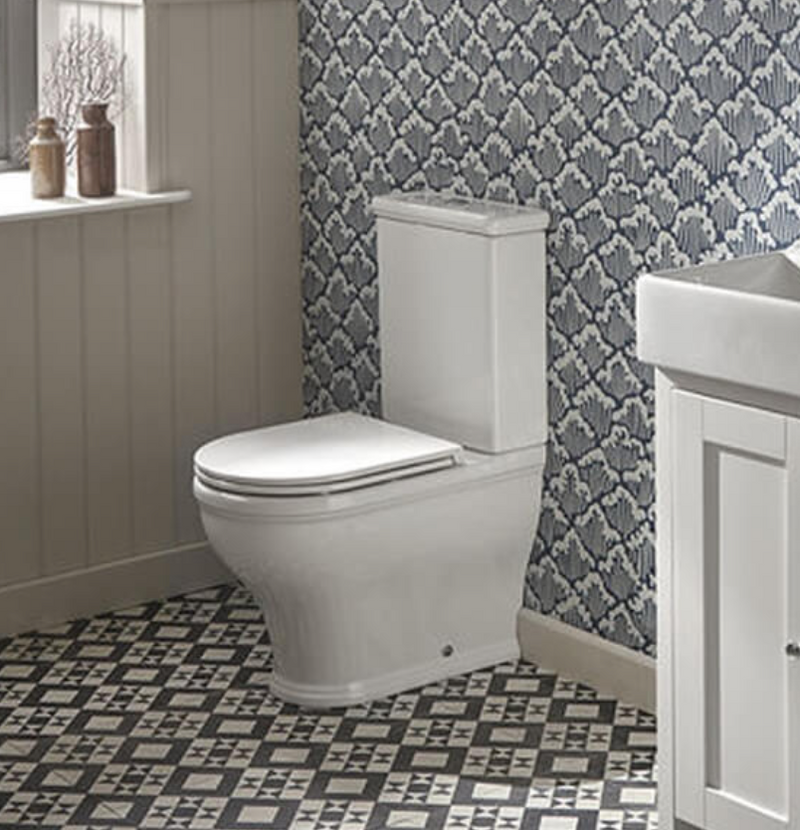 Tavistock Lansdown Short Projection BTW with Cistern & Soft Close Seat