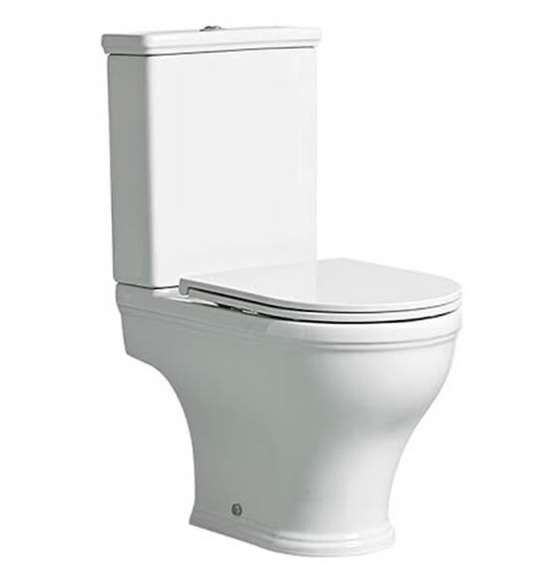 Tavistock Lansdown Short Projection Open Back WC with Cistern & Soft Close Seat