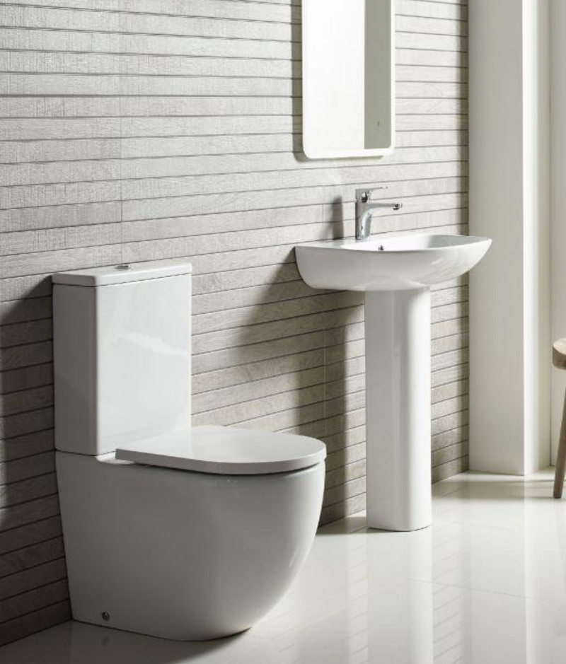 Tavistock Orbit Rimless WC with Cistern & Soft Close Seat - Select Pan