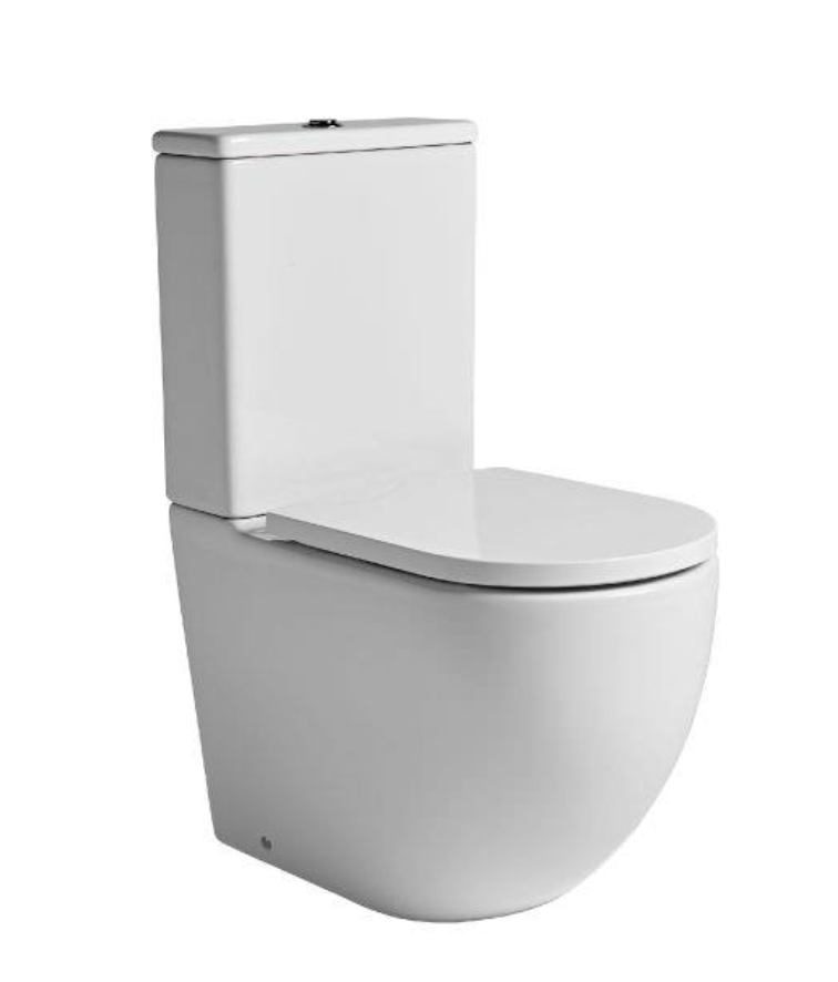 Tavistock Orbit Rimless WC with Cistern & Soft Close Seat - Select Pan