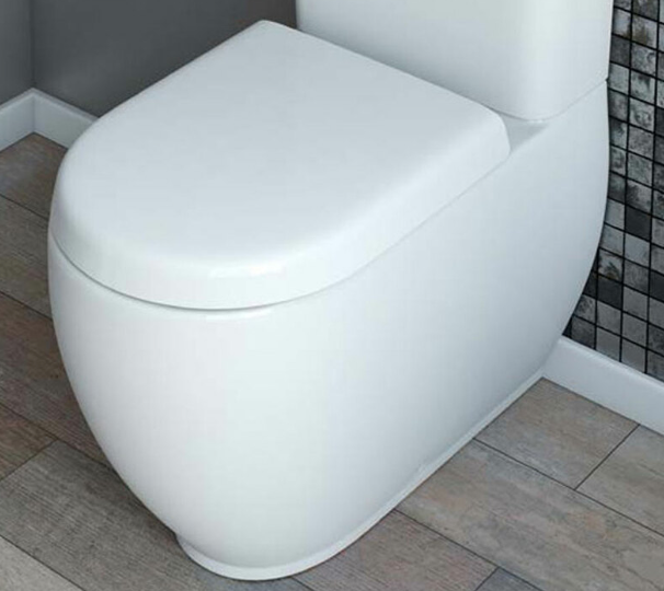 Lecico Series 4 Close Coupled Pan with Top Flush Cistern & Soft Close Seat