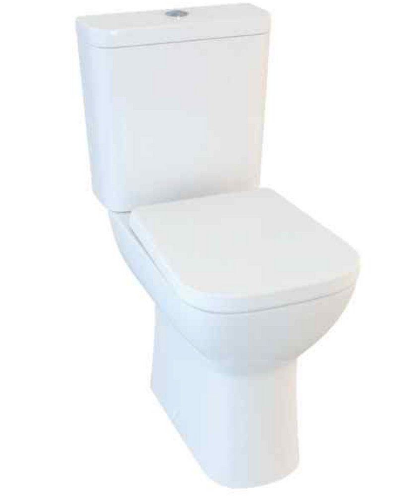 Lecico Series 6 Comfort Height Pan with Top Flush Cistern & Soft Close Seat