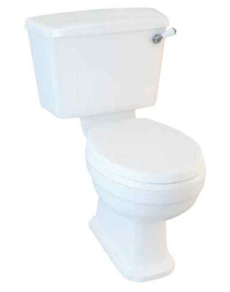 Lecico Classic Series Close Coupled Pan with Lever Cistern & Soft Close Seat