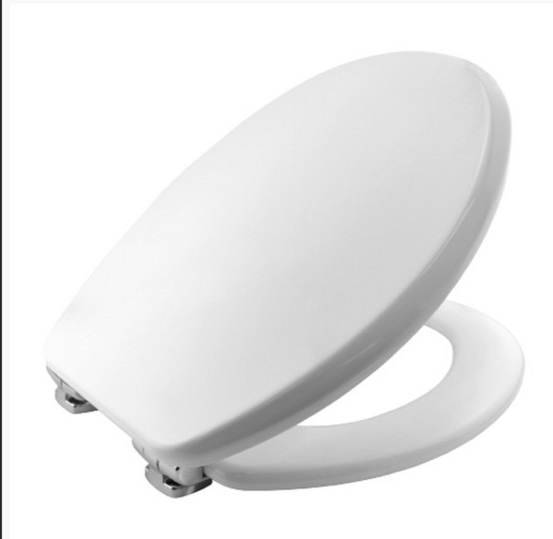 Carrara and Matta White Asti STA-TITE Silentium Toilet Seat